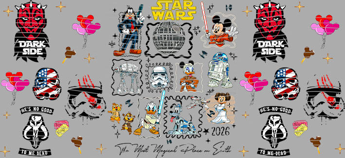 16oz Disney style-D-1982